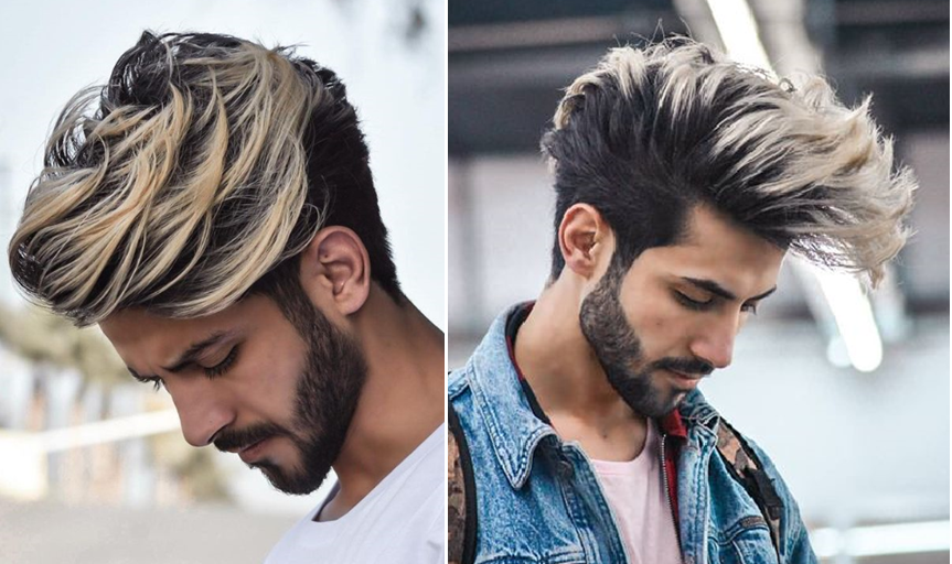 hair highlights for men