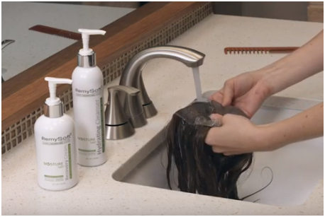 wash hair system