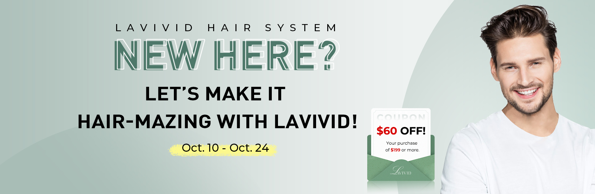 Lavivid New Customer Banner