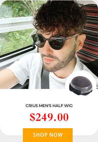 CRIUS MEN'S HALF WIG